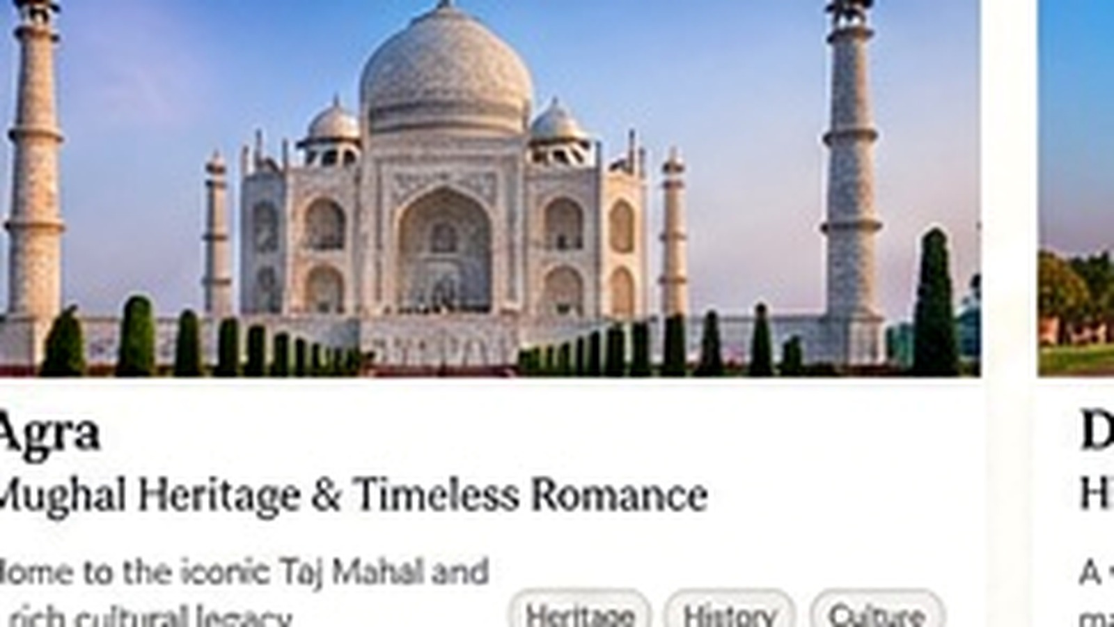 Agra destination