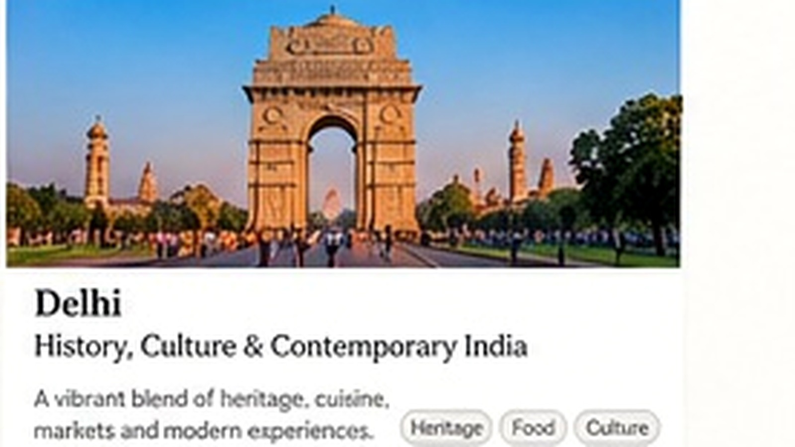 Delhi destination