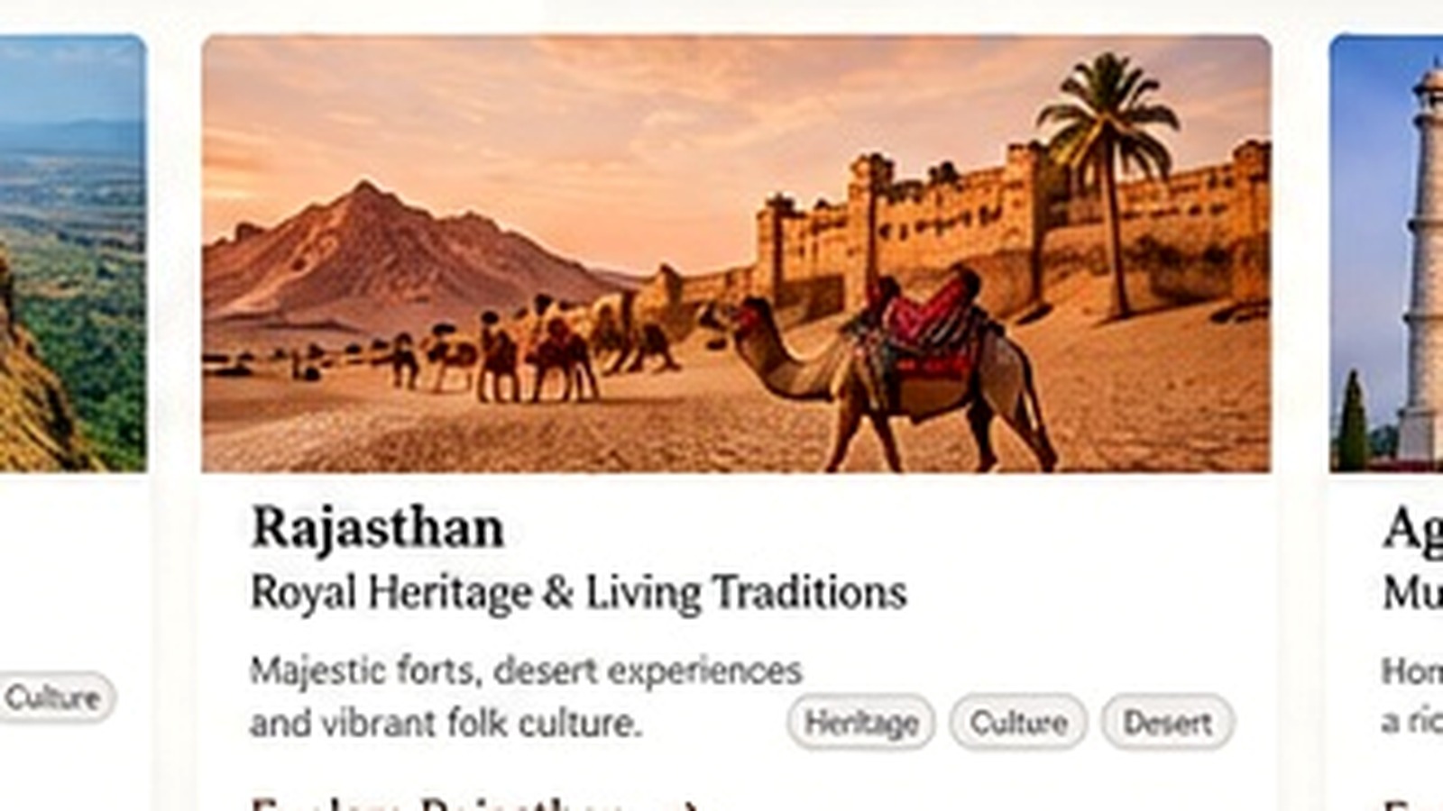 Rajasthan destination