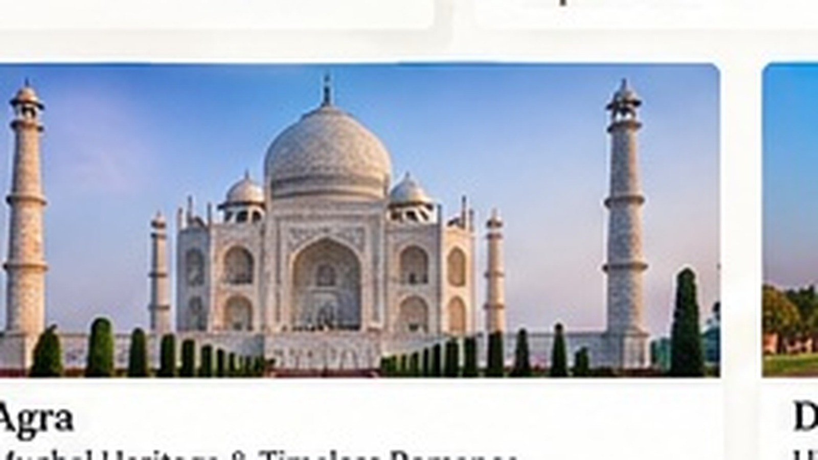 Taj Mahal, Agra